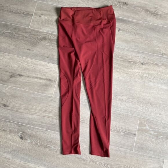 Athleta Red High-Waisted Leggings - Picture 4 of 6